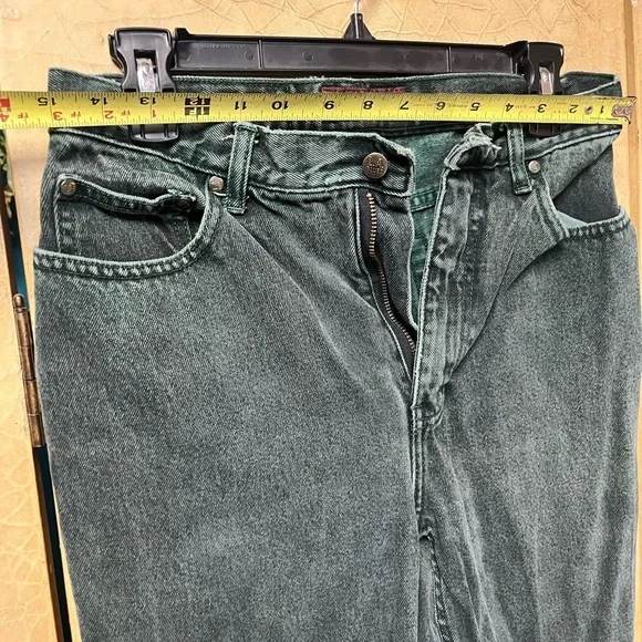 L.A. Blues Green Straight Leg Jeans - Picture 4 of 7